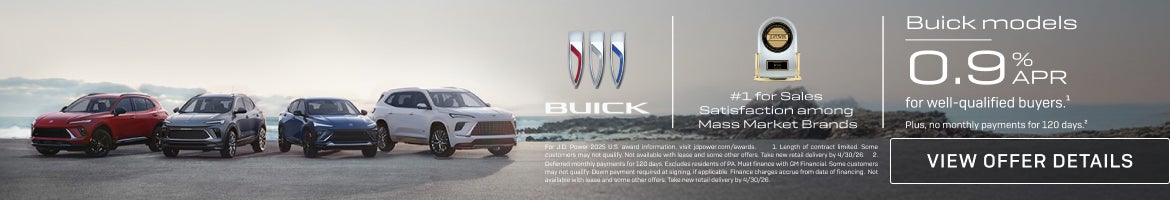 0.9% APR 
FOR WELL-QUALIFIED BUYERS.1

Plus, no monthly payments for 120 days.2